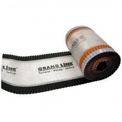 Аэроэлемент конька/хребта Grand Line коричневый, 310 х 5000 мм Аэроэлемент конька/хребта Grand Line коричневый, 310 х 5000 мм